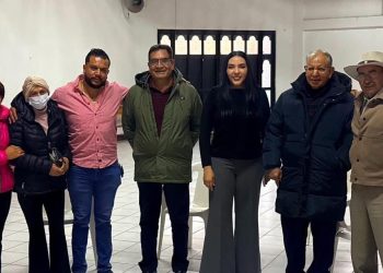 Entrega apoyo y respalda diputada Adriana Campos Huirache las Fiestas Patronales 2025 de La Planta en Jacona