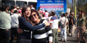 Giulianna Bugarini reconoce renovación del transporte público en Uruapan