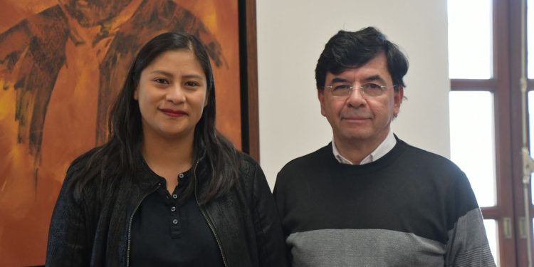 La senadora Reyna Celeste Ascencio Ortega dialoga en Palacio Nacional sobre reforma electoral y coordinación para el desarrollo del Plan Michoacán