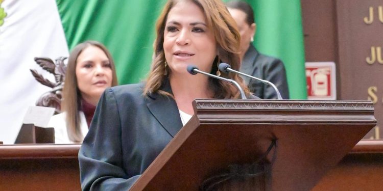 Llama Fabiola Alanís desde el Congreso de Michoacán a no regatear el apoyo al Plan Michoacán