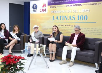 Con la presentación del libro Latinas 100, FGE reconoce la resiliencia de las mujeres