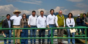 Julio Arreola arranca rehabilitación de plantas tratadoras para sanear el Lago de Pátzcuaro