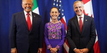 ESTAMOS ORGULLOSOS Y ORGULLOSAS DE RECIBIR POR TERCERA VEZ LA COPA MUNDIAL. TENEMOS UN PUEBLO EXTRAORDINARIO: PRESIDENTA CLAUDIA SHEINBAUM EN SORTEO FIFA 2026