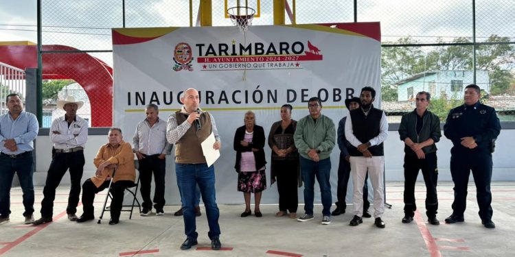 Gobierno de Tarímbaro inaugura Centro Deportivo y Estancia del Adulto Mayor en Peña del Panal
