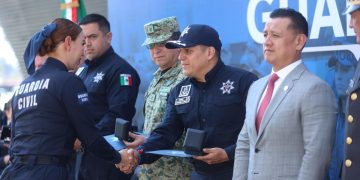 SSP fortalece la carrera policial con reconocimientos, ascensos y profesionalización permanente
