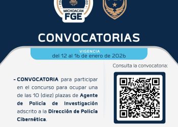 Emite FGE convocatoria para concurso de diez plazas de agente de la Policía de Investigación adscrito a la Dirección de Policía Cibernética
