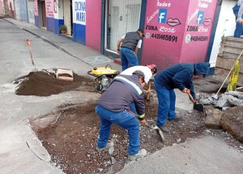 Ooapas realiza trabajos de reparación en Nicolás Bravo