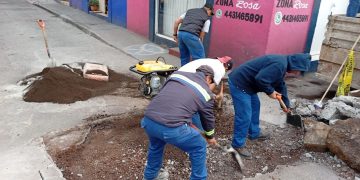 Ooapas realiza trabajos de reparación en Nicolás Bravo