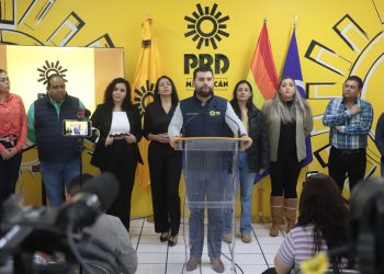 PRD Michoacán respalda la cooperación internacional y exige seguridad como eje del bienestar