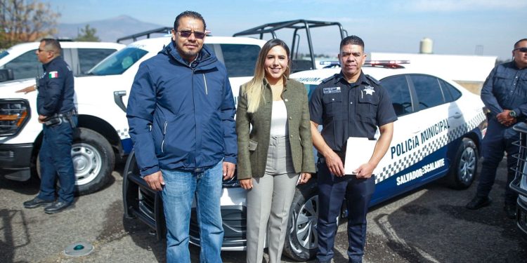 Salvador Escalante fortalece su seguridad con nuevo equipamiento policial: Dayana Pérez