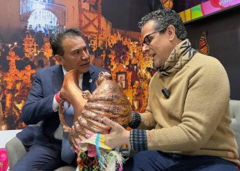 Marco Antonio Regil y Ágatha Ruiz de la Prada reconocen en Fitur la grandeza de Michoacán: Sectur