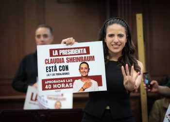 Tras aprobación de reforma, Giulianna Bugarini remarca que reducción de jornada laboral es un triunfo para la clase trabajadora