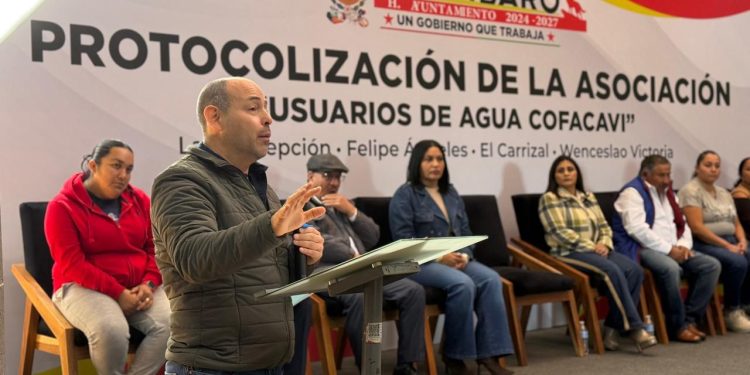 Encabeza el Gobierno de Tarímbaro gestiones para garantizar agua potable en comunidades