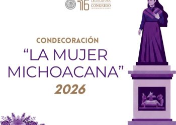 Emite Congreso del Estado convocatoria oficial para la Condecoración “La Mujer Michoacana” 2026