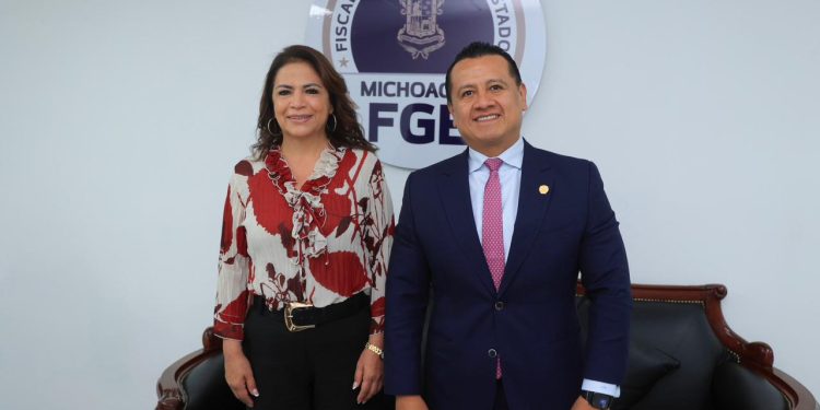 Fabiola Alanís se reúne con Fiscal Carlos Torres Piña y diputados locales para fortalecer Plan Michoacán por la Paz y la Justicia