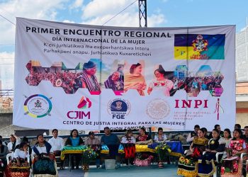 En Ichán, encabeza FGE primer Encuentro Regional de Mujeres Purépechas
