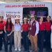 Entrega IMSS ambulancias a Ayuntamiento  de Uruapan