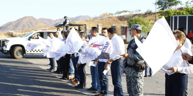 ENCABEZA PABLO VARONA ESTRADA ARRANQUE DEL OPERATIVO DE SEGURIDAD «SEMANA SANTA HUETAMO 2026»