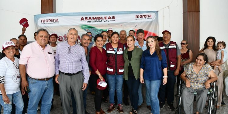 Desde Sahuayo, Celeste Ascencio llama a fortalecer la organización del pueblo para defender la Transformación y la soberanía nacional
