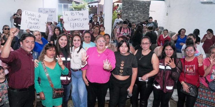 Cercana y en territorio, Gladyz Butanda defiende la transformación y la soberanía nacional