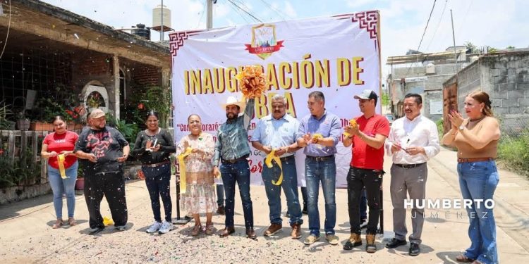 Más calles dignas para Los Reyes; Humberto Jiménez entrega obras que mejoran la movilidad de las familias