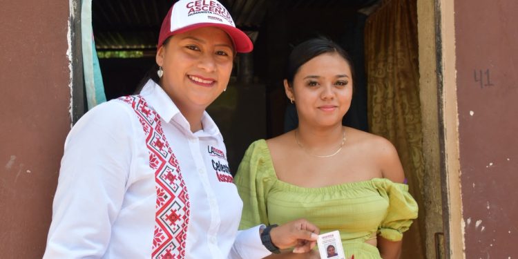 La organización fortalece la transformación en Lázaro Cárdenas, Celeste Ascencio