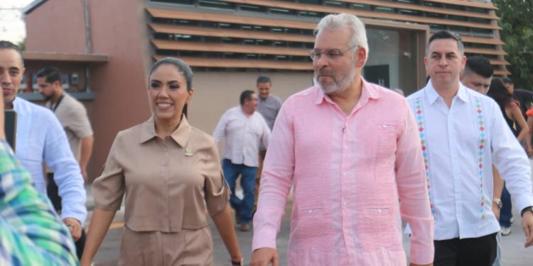 Fanny Arreola reconoce respaldo de Bedolla para transformar Apatzingán con obras estratégicas.