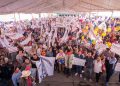 Torres Piña llega fortalecido a la recta final: reúne a 3 mil 500 en Zitácuaro y más de 5 mil en Zacapu