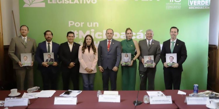 El Grupo Parlamentario del PVEM presentó su Segundo Informe de Actividades Legislativas en la 76 Legislatura.