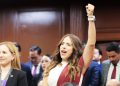 En el marco del Quinto Informe del Ejecutivo, Giulianna Bugarini destaca obras y resultados