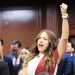 En el marco del Quinto Informe del Ejecutivo, Giulianna Bugarini destaca obras y resultados