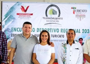 Acude Vicente Gómez a Encuentro Deportivo Regional de Telebachilleratos 2026 en Turicato