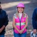 Dayana Pérez Mendoza arranca obra vial en Cuangatzio para mejorar el acceso a las familias y estudiantes