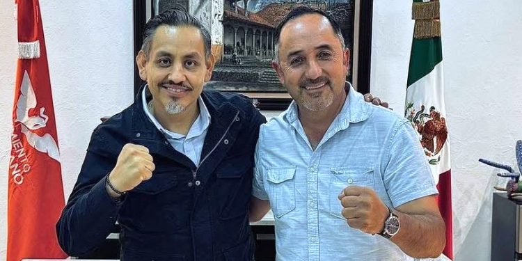 Víctor Manríquez fortalece el diálogo y la coordinación de Movimiento Ciudadano en Michoacán