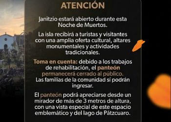 Janitzio está listo para recibir a turistas en Noche de Muertos