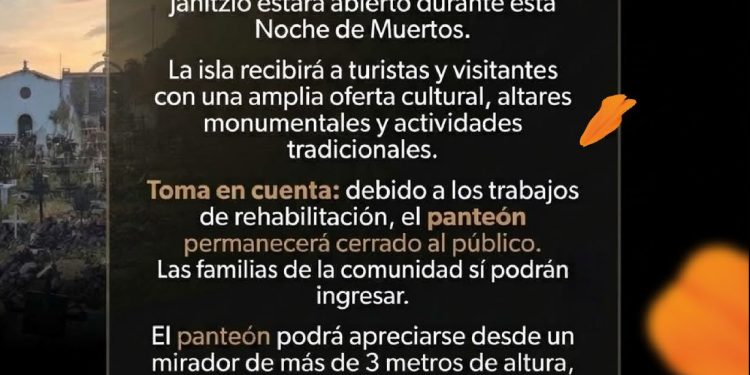 Janitzio está listo para recibir a turistas en Noche de Muertos