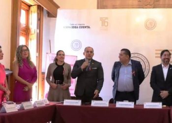 ⁠Realizan en el Congreso del Estado, Curso-taller de autoexploración de mama y feria de la Salud contra el cáncer de mama, organizado por el STASPLE