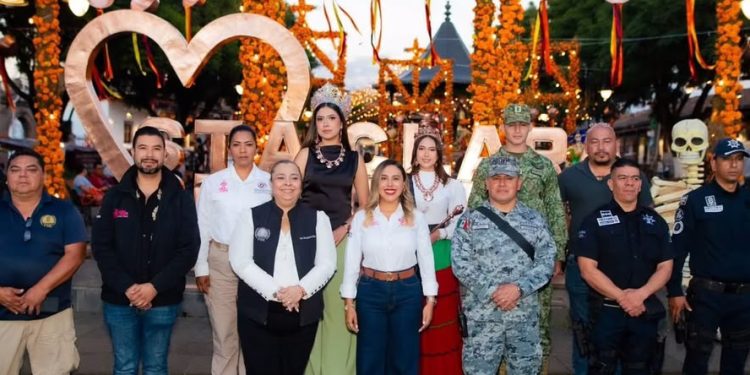 Dayana Pérez Mendoza inaugura el Festival de las Ánimas 2026 y da arranque al operativo de seguridad en Salvador Escalante
