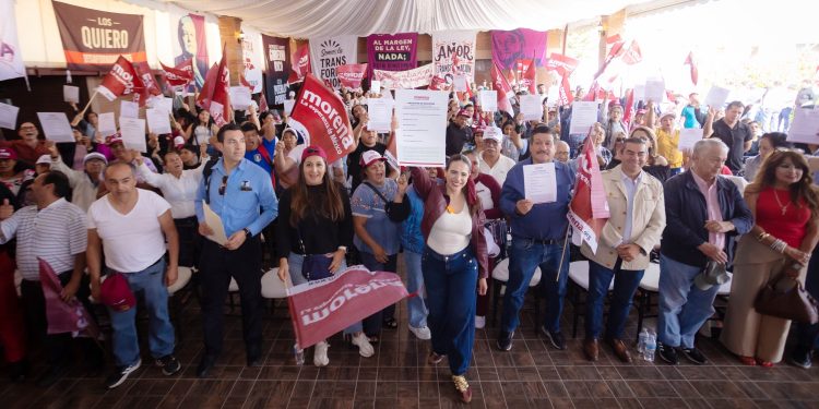 Giulianna Bugarini y liderazgos territoriales acuerdan caminar juntos por la transformación de Morelia