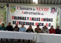 Con entrega de escrituras y reconocimientos cientos de familias celebran el aniversario de Colonias y Calles Unidas de Pátzcuaro
