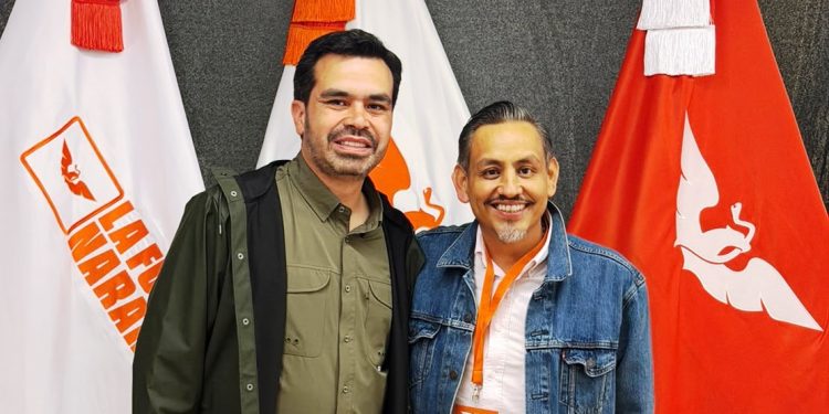 Víctor Manríquez se reúne con Máynez en CDMX; llevan a la mesa temas pendientes de Michoacán